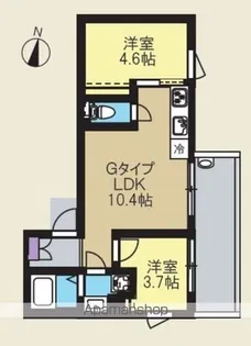 CREAL新高円寺【3階】の間取り