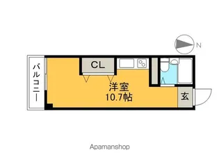 コーポ葉山【2階】の間取り