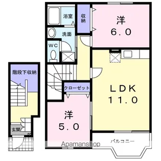LAW FLOWER【2階】の間取り