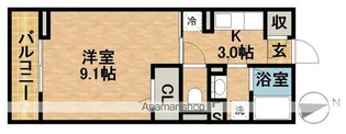 フロンティアAH【3階】の間取り