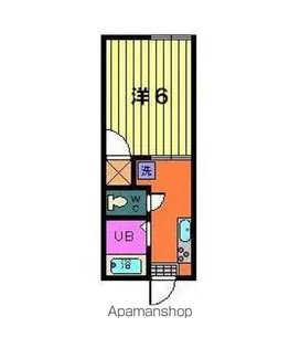 第二サフランハイツ【1階】の間取り