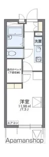 レオパレス大黒【310号室】の間取り