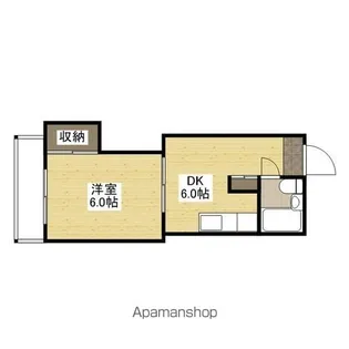 コーポ宮川【2階】の間取り