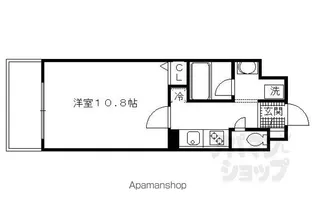ルミナス都【203号室】の間取り