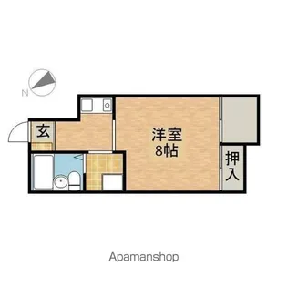 ハイネスマグノリア【2階】の間取り