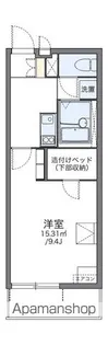 レオパレスさくらⅡ【1階】の間取り