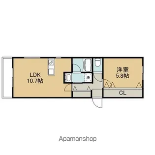 FACTOR恵庭【4階】の間取り