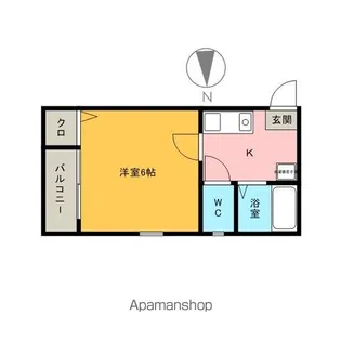 リファイン吉塚【1階】の間取り