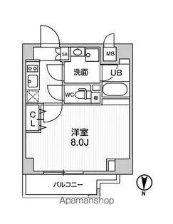 ALTERNA菊川Ⅱ【2階】の間取り