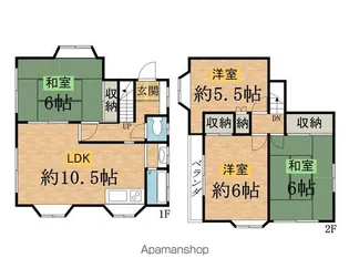 東京都八王子市犬目町【一戸建】の間取り