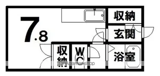 エレガンスハイツ【201号室】の間取り