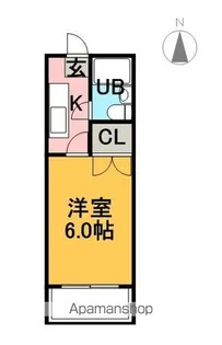 アーバン青山【2C号室】の間取り