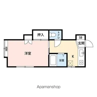 ニューハイブリッジ【1階】の間取り