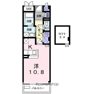 メゾン堂ノ前A【202号室】の間取り