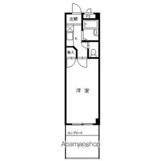 サンコーポウエノ【1階】の間取り