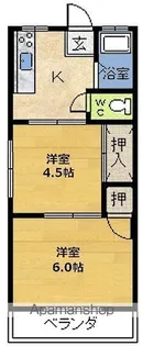 大王ハイツ【302号室】の間取り