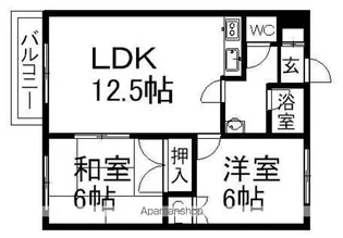 コーポラスワイド【203号室】の間取り