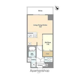 アルファコート曳舟【10階】の間取り