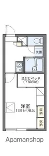 レオパレスクレール Ⅱ【1階】の間取り