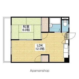カーサ北久米【1階】の間取り