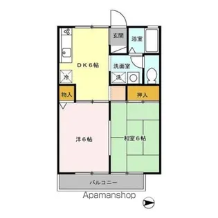 サニーガーデン【2階】の間取り