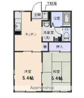 ディアスケイワン【1階】の間取り