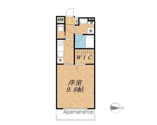 セレクトⅦ【204号室】の間取り