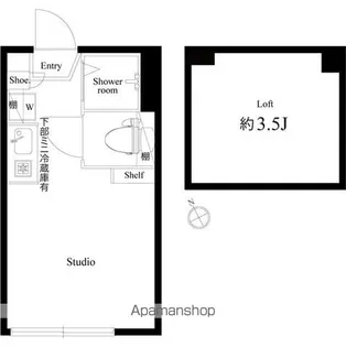 カサ・デ・アンジェラ【2階】の間取り
