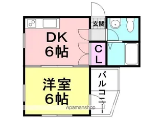 メゾンドリュウ東園田【203号室】の間取り
