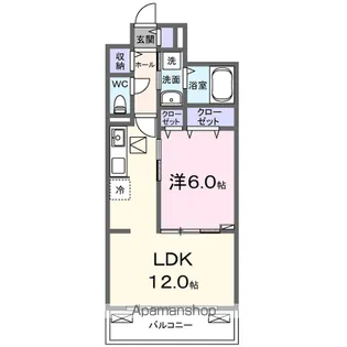 セレニテ A【1階】の間取り