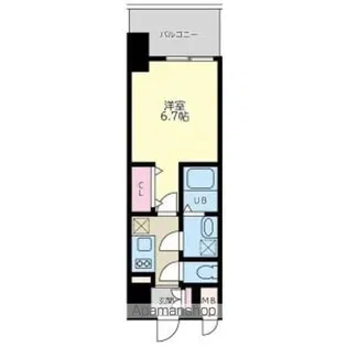 QUINTET NAMBA【10階】の間取り