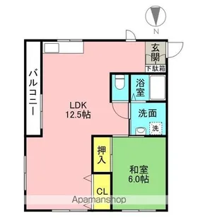 R高槻【2階】の間取り