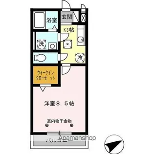 コートクレール【1階】の間取り