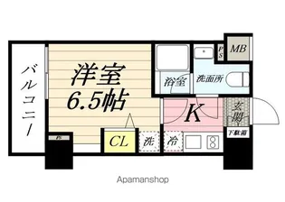 LOG横浜鶴見【8階】の間取り
