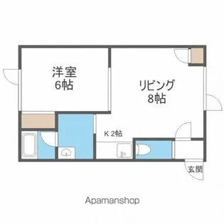 ルネッサンスビレッジ【103号室】の間取り
