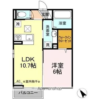 DーROOMみたけⅠ【1階】の間取り