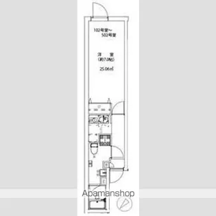 LUDENS東向島MAXIV【2階】の間取り