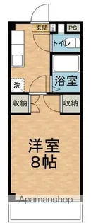 コーポビックヒルズ【205号室】の間取り