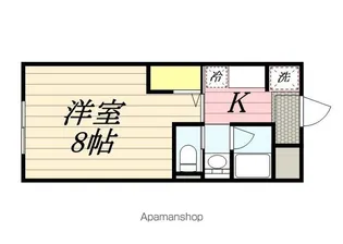 フレッシュタウンスギモト【1階】の間取り