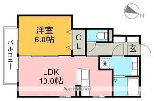 アゼリア【1階】の間取り