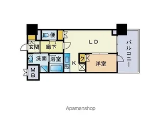 ティーエム薬院【3階】の間取り