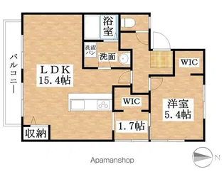 タウニーIKI【2階】の間取り