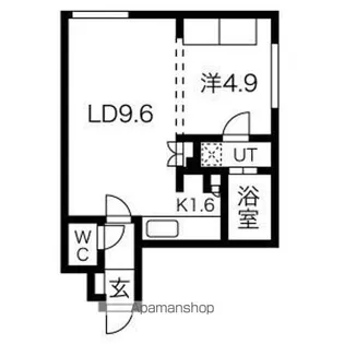 カーサフェリーチェ医大前【2階】の間取り