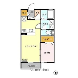 エスポワール A【2階】の間取り
