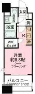 パークアクシス福岡県庁前【8階】の間取り