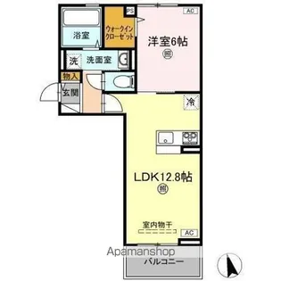 セレーノ南田宮【3階】の間取り