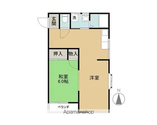 ユートピア富士見【201号室】の間取り