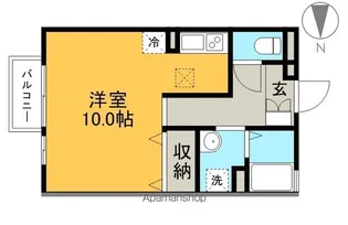 輝パレス【1階】の間取り