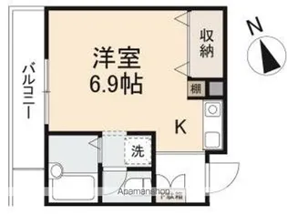 シュクレ藤塚【2階】の間取り