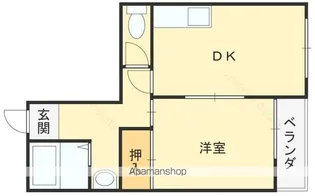 フローラルハイツ大興【2階】の間取り